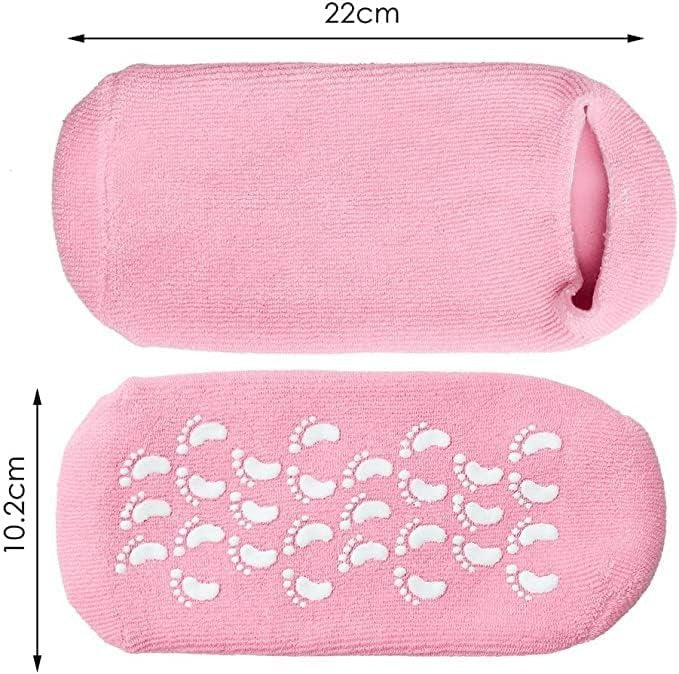 2pcs Moisturizing Socks – Heel Protection & Crack Repair Gel Socks