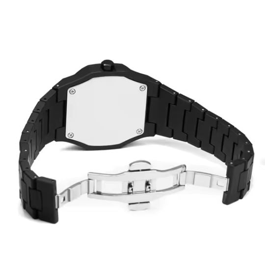 Arabic Aura Watch – All Black Edition | Premium Minimalist Timepiece