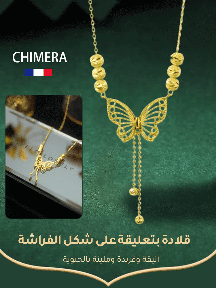 Butterfly Necklace for Women – Elegant Gold Plated Silver Pendant 💛