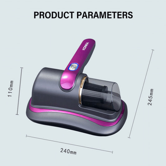 Cordless Mattress Vacuum Cleaner – 12Kpa Strong Suction for Dust & Mite Removal