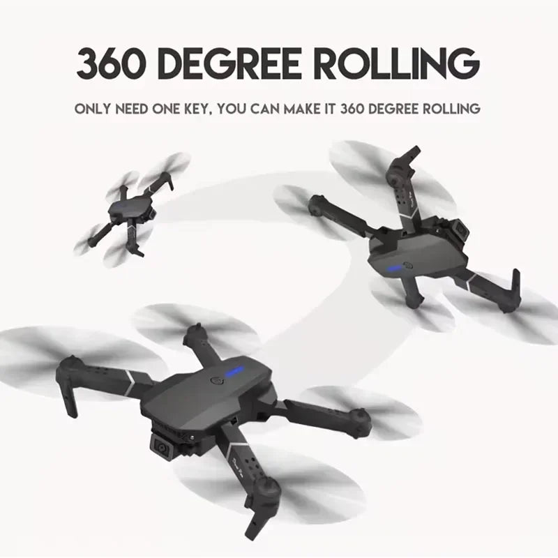 E99 Pro Drone Camera – 4K HD Foldable Quadcopter with FPV Live Video