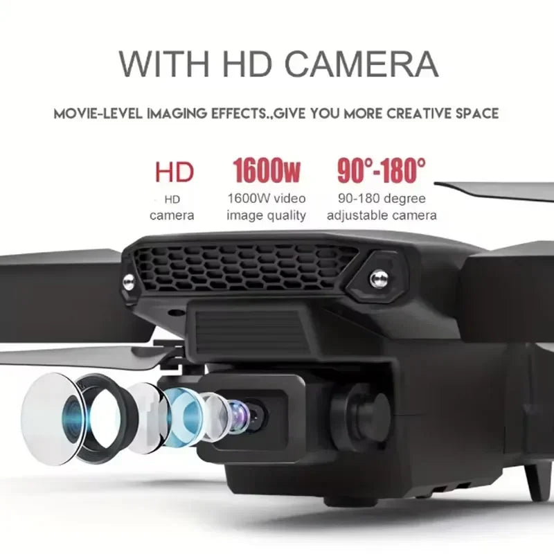 E99 Pro Drone Camera – 4K HD Foldable Quadcopter with FPV Live Video