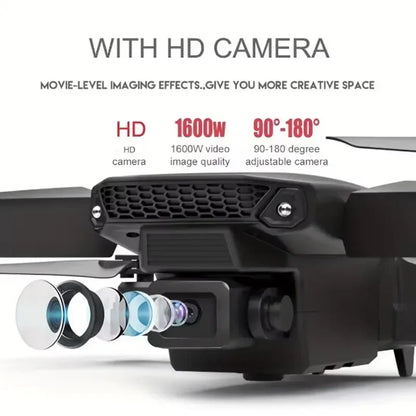 E99 Pro Drone Camera – 4K HD Foldable Quadcopter with FPV Live Video
