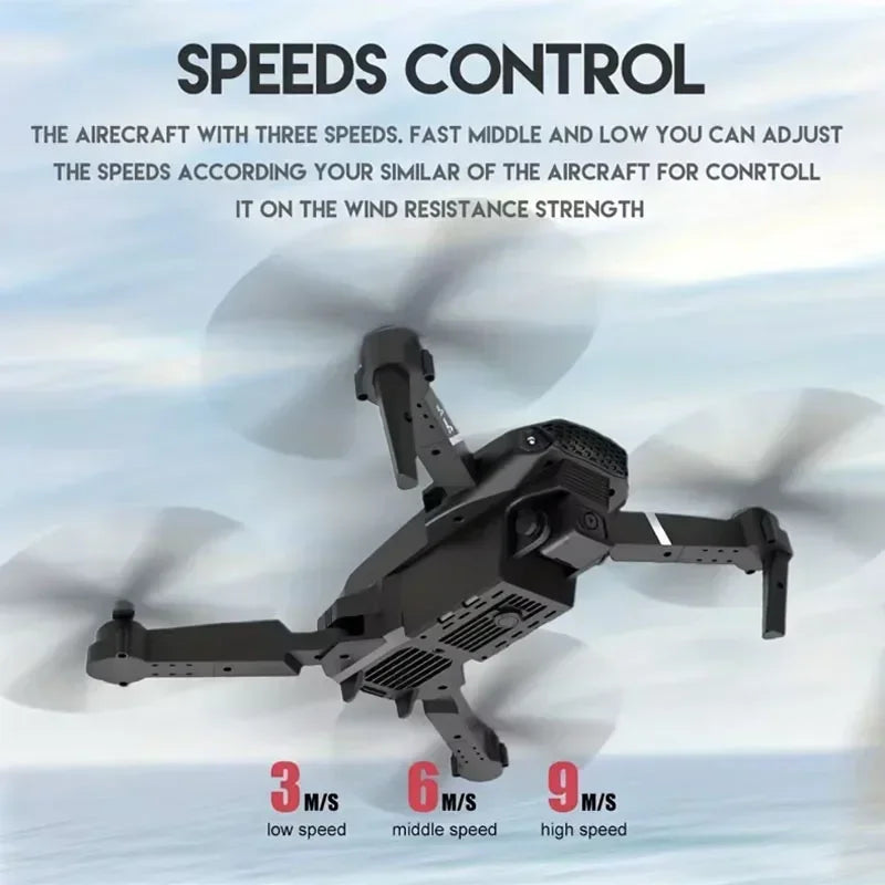 E99 Pro Drone Camera – 4K HD Foldable Quadcopter with FPV Live Video
