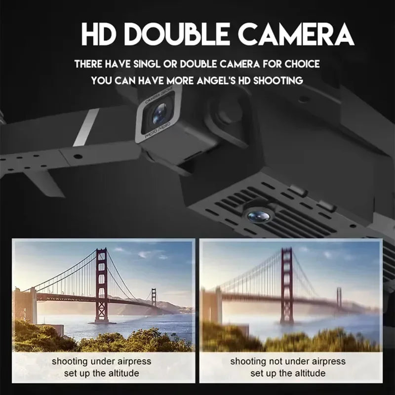 E99 Pro Drone Camera – 4K HD Foldable Quadcopter with FPV Live Video