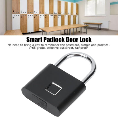 Fingerprint Padlock – Smart Biometric Lock with Keyless Security