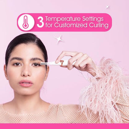 Heated Eyelash Curler | 3 Temperature Settings | Rechargeable