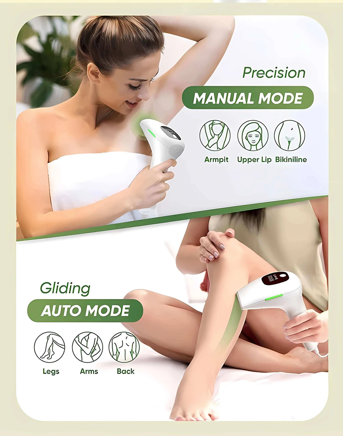 IPL Hair Removal System – Permanent Laser Hair Reduction for Women & Men