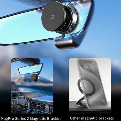 Magnetic Vacuum Car Phone Holder | 360° Rotatable Suction Mount