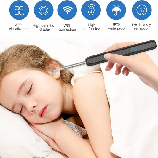 Waterproof Ear Wax Removal Cleaner Kit with HD Camera (Android & iOS)