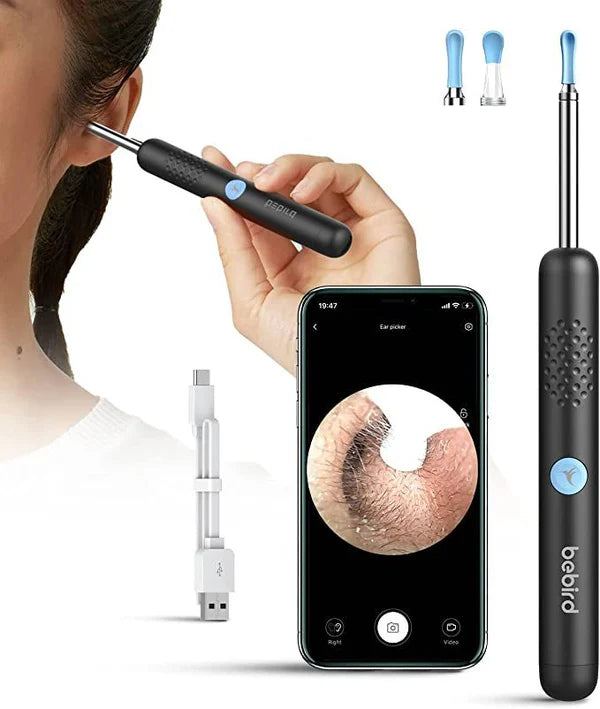 Waterproof Ear Wax Removal Cleaner Kit with HD Camera (Android & iOS)
