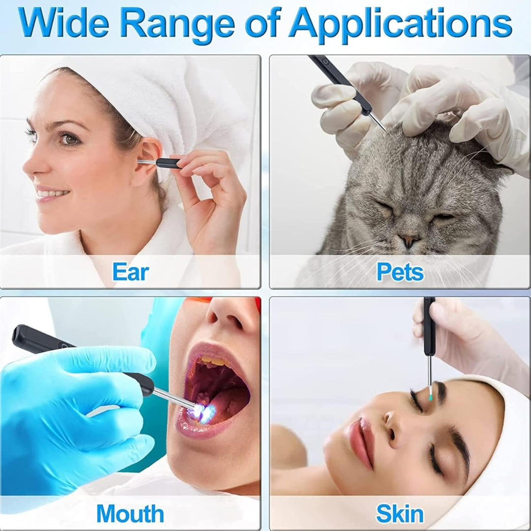 Waterproof Ear Wax Removal Cleaner Kit with HD Camera (Android & iOS)