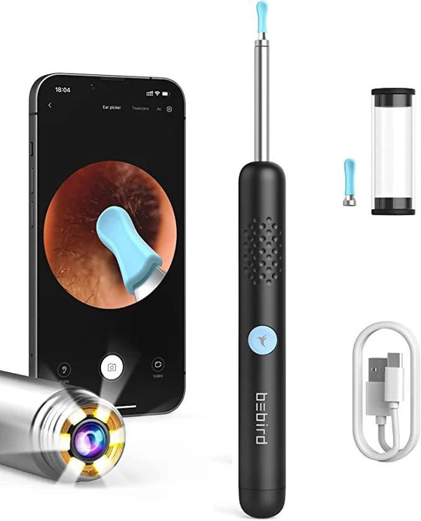 Waterproof Ear Wax Removal Cleaner Kit with HD Camera (Android & iOS)