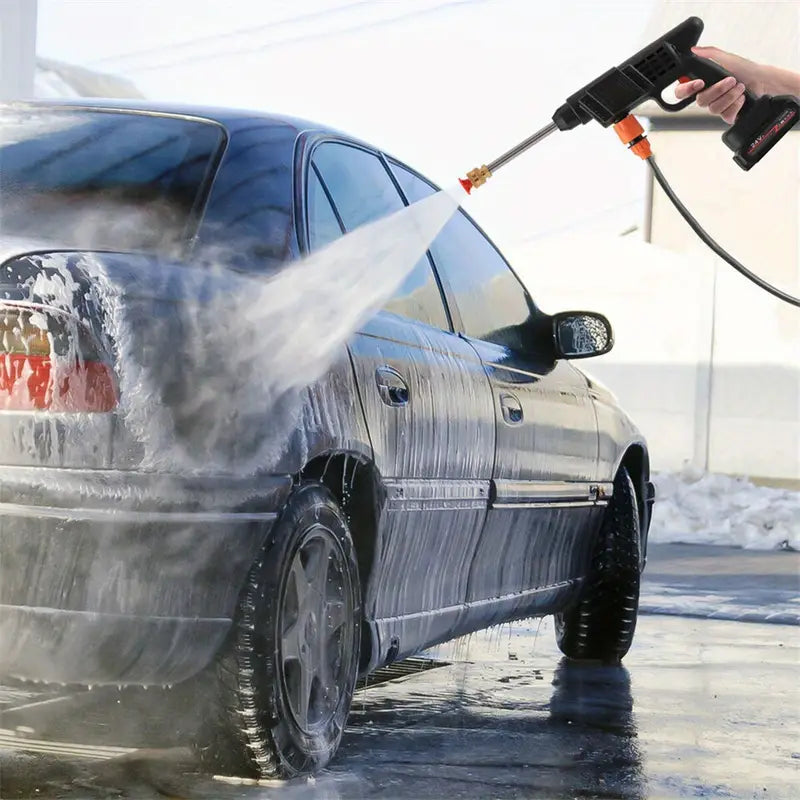 Wireless High Pressure Car Wash Cleaner – 48V Cordless Electric Power Washer with Foam Generator (Portable)